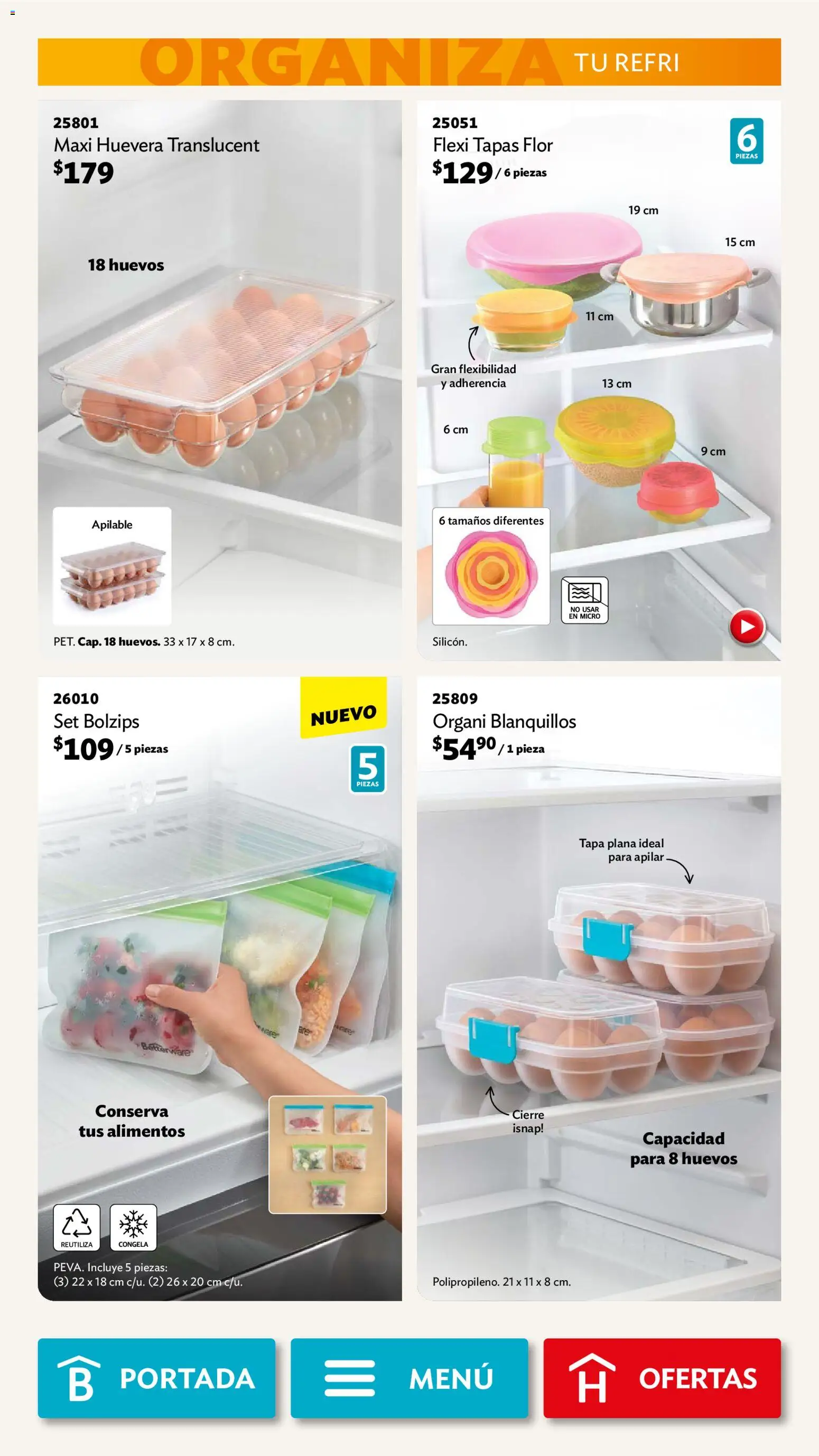 Nuevas ofertas de Betterware válidas en toda la República Mexicana desde el 02.02.2026. ¡Encuentra las mejores ofertas en Betterware campaña 2 2026! | Página: 73 | Productos: Huevos