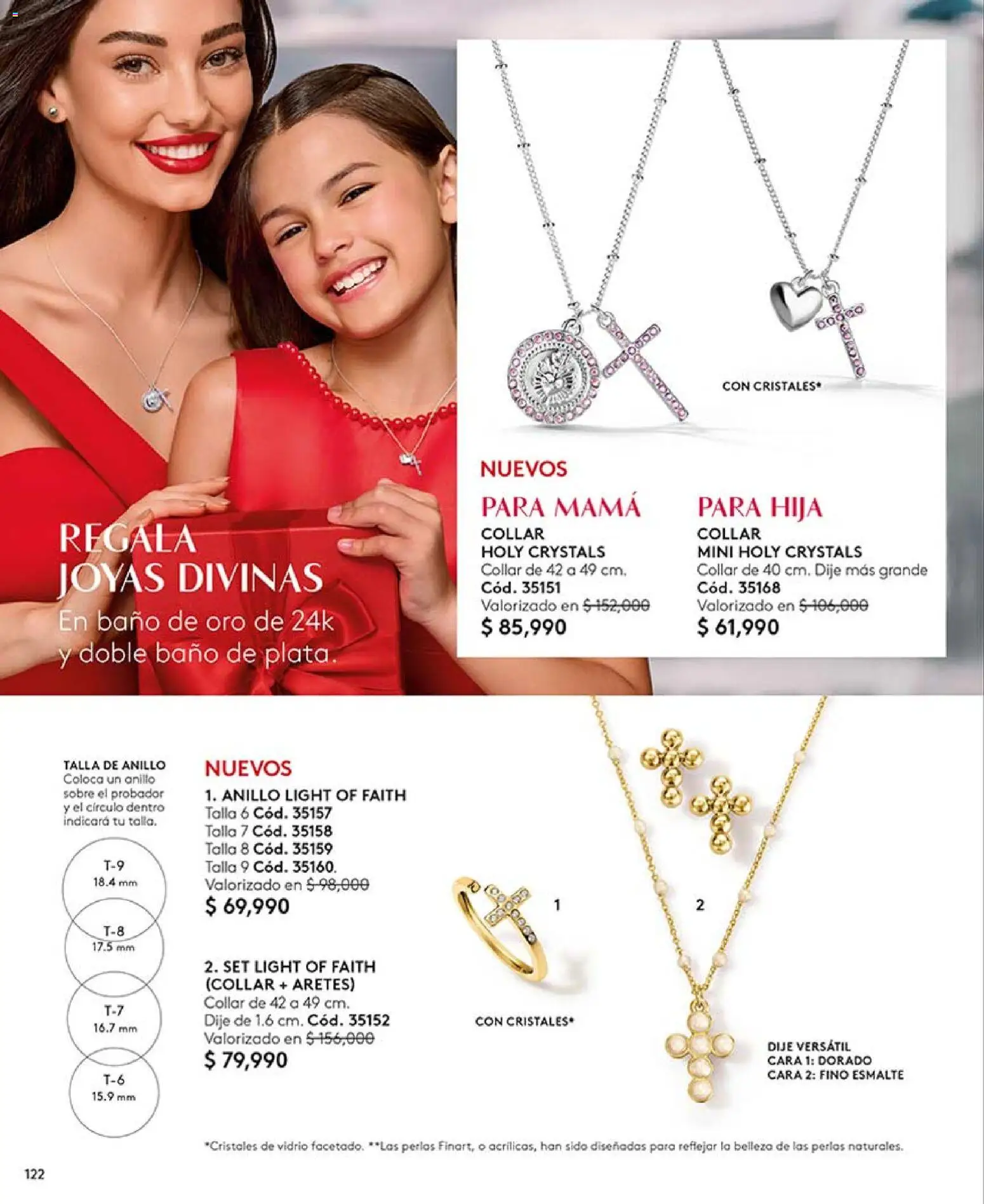 Ésika revista - valida desde el 03.04.2026 | Página: 122 | Productos: Anillo, Sobre, Baño, Collar