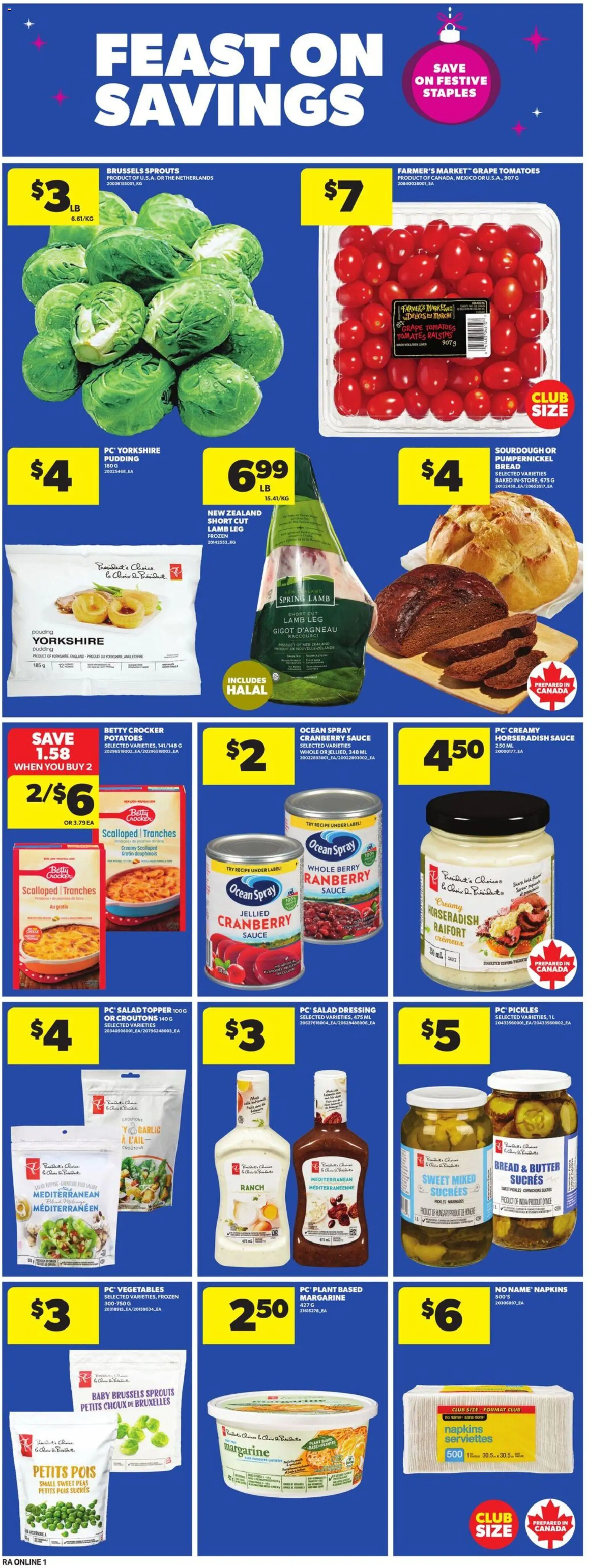 Atlantic Superstore flyer valid from 18.12.2025 | Page: 8 | Products: Salad, PC, Potatoes, Butter
