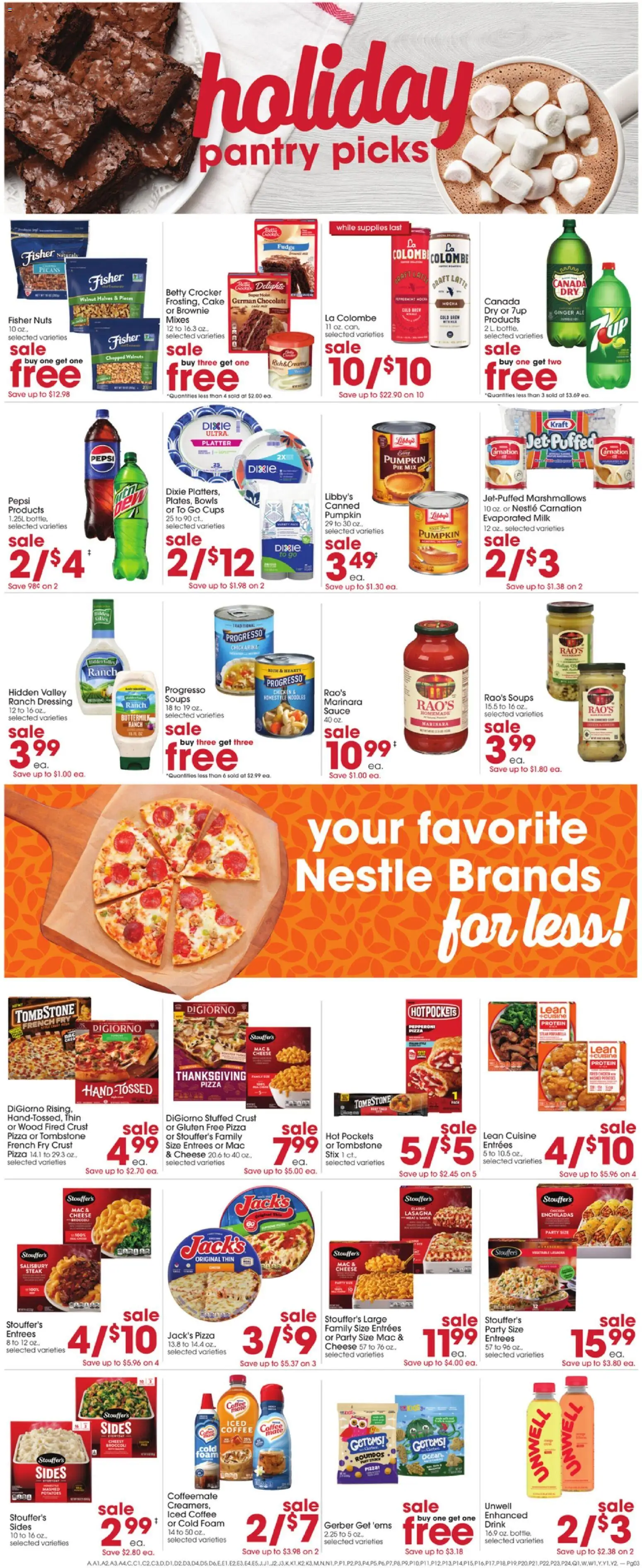 Giant Eagle Black Friday - valid from 20.11.2025 | Page: 5 | Products: Pizza, Potatoes, Sauce, Pumpkin