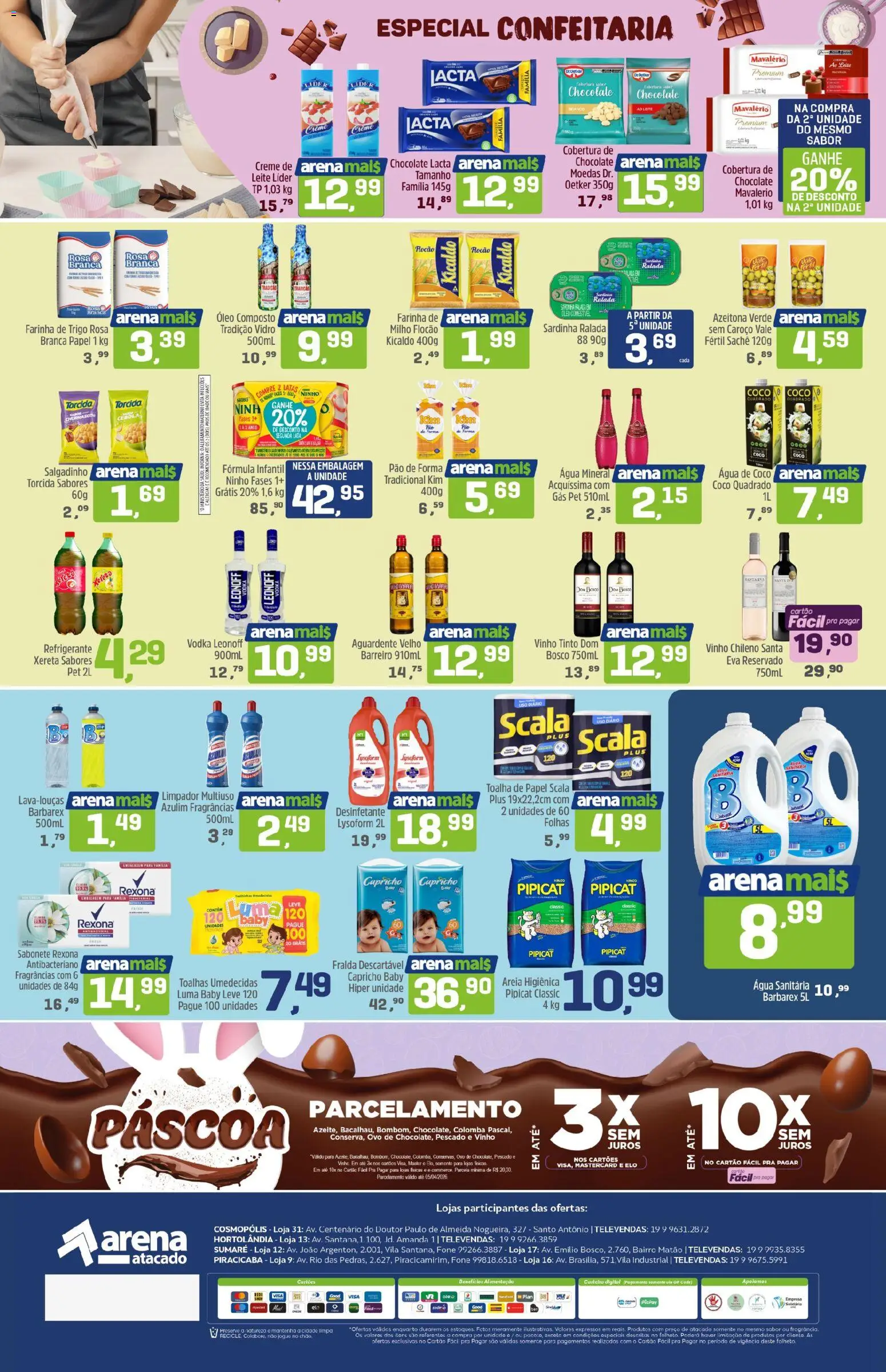 Arena Atacado Folheto - válido de 23.03.2026 | Página: 2 | Produtos: Refrigerante xereta, Sabonete, Refrigerante, Sardinha