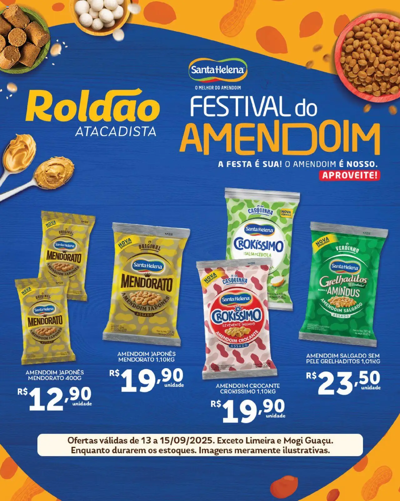 Roldão Folheto - válido de 13.09.2025 | Página: 1 | Produtos: Amendoim