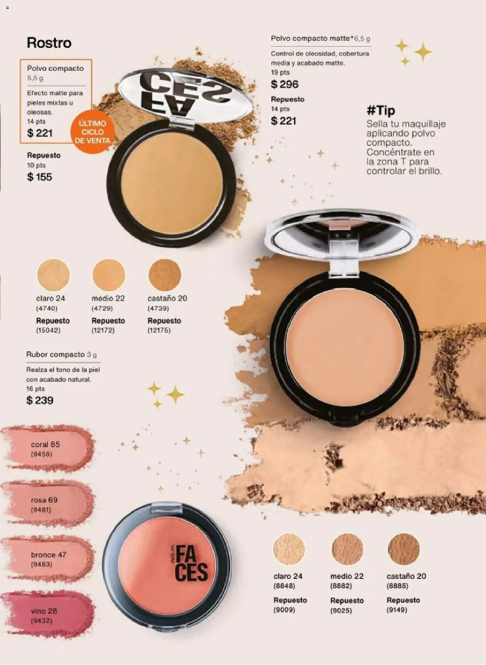 Nuevas ofertas de Natura válidas en toda la República Mexicana desde el 01.12.2025. ¡Encuentra las mejores ofertas en Natura campaña 18 2025! | Página: 86 | Productos: Polvo compacto, Vino, Polvo, Rubor