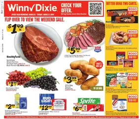 Preview of Winn Dixie weekly ads valid from 25.03.2026