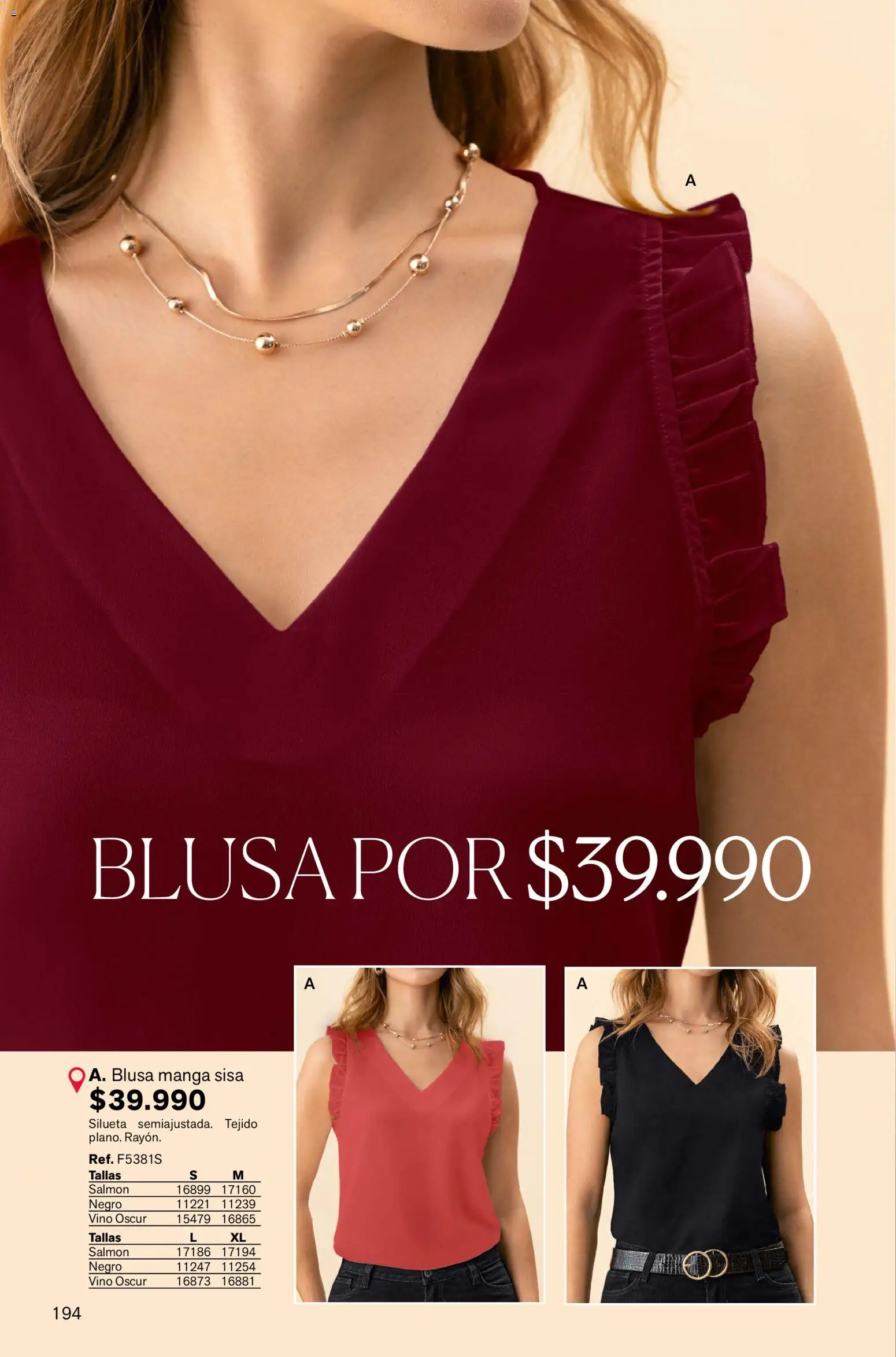 Leonisa revista - valida desde el 23.10.2025 | Página: 200 | Productos: Blusa, Vino