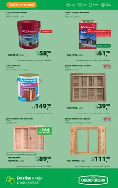 Lojas Quero-Quero Folheto - válido de 15.07.2025 | Página: 12 | Produtos: Impermeabilizante, Janela, Guilhotina, Verniz