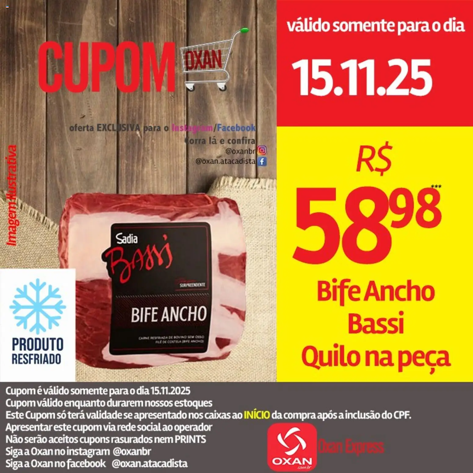 Oxan Atacadista Folheto - válido de 15.11.2025 | Página: 2 | Produtos: Carne