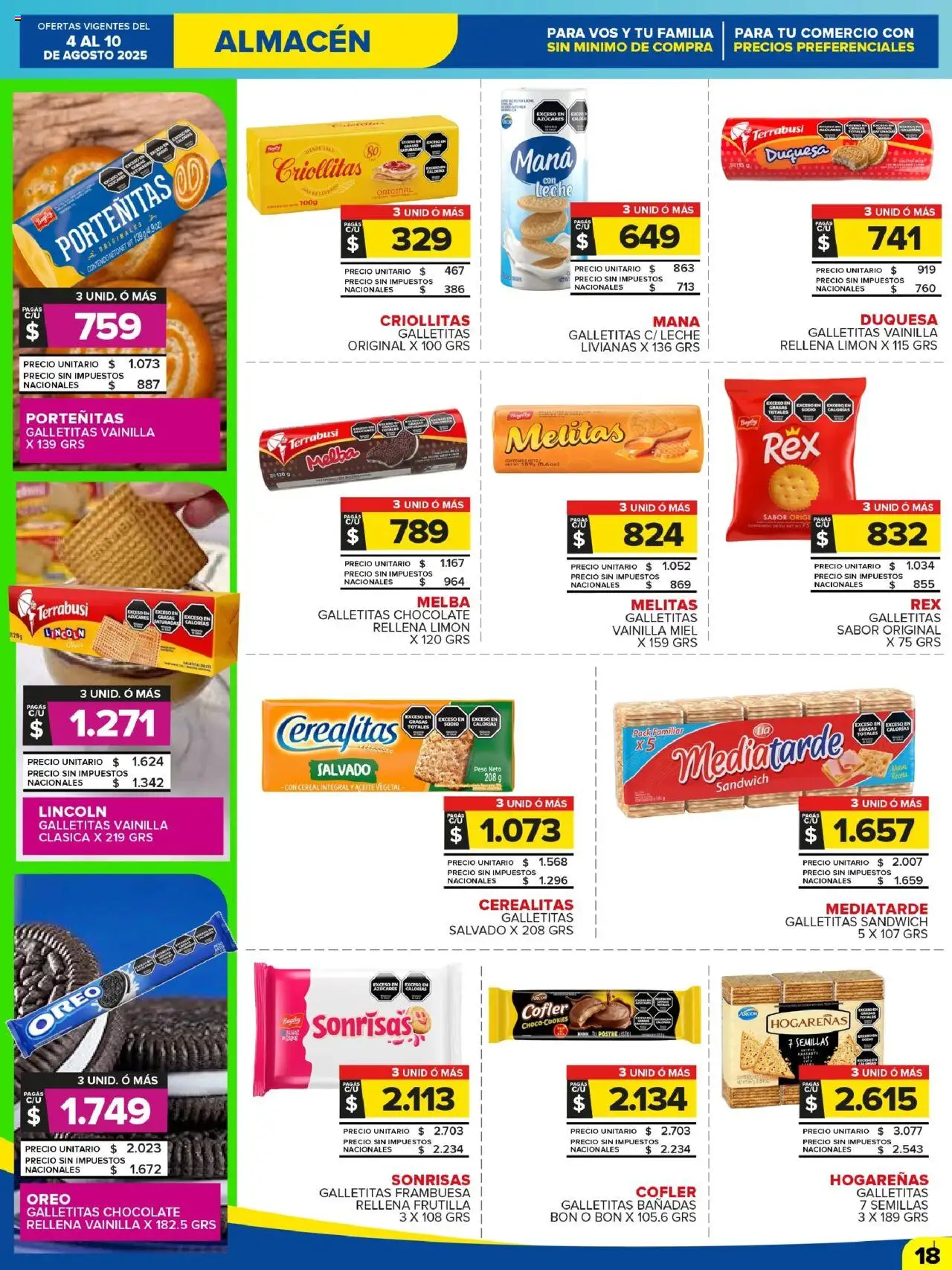 Carrefour Maxi catálogo - Jujuy │ válido desde el 04.08.2025 | Página: 18 | Productos: Peso, Frutilla, Aceite, Chocolate