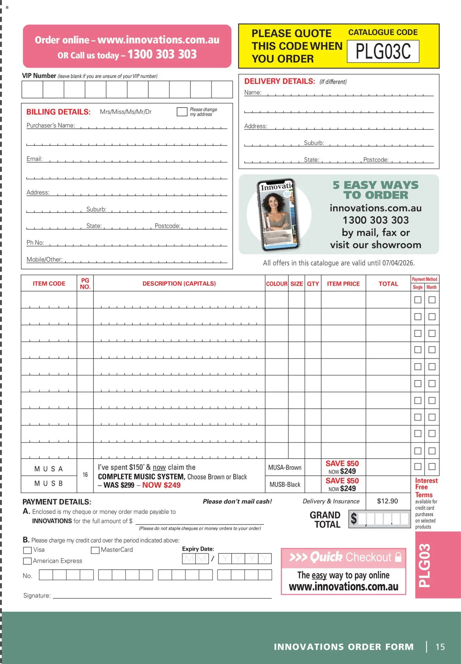 Innovations catalogue - valid from 25.02.2026 | Page: 15 | Products: Date, Fax