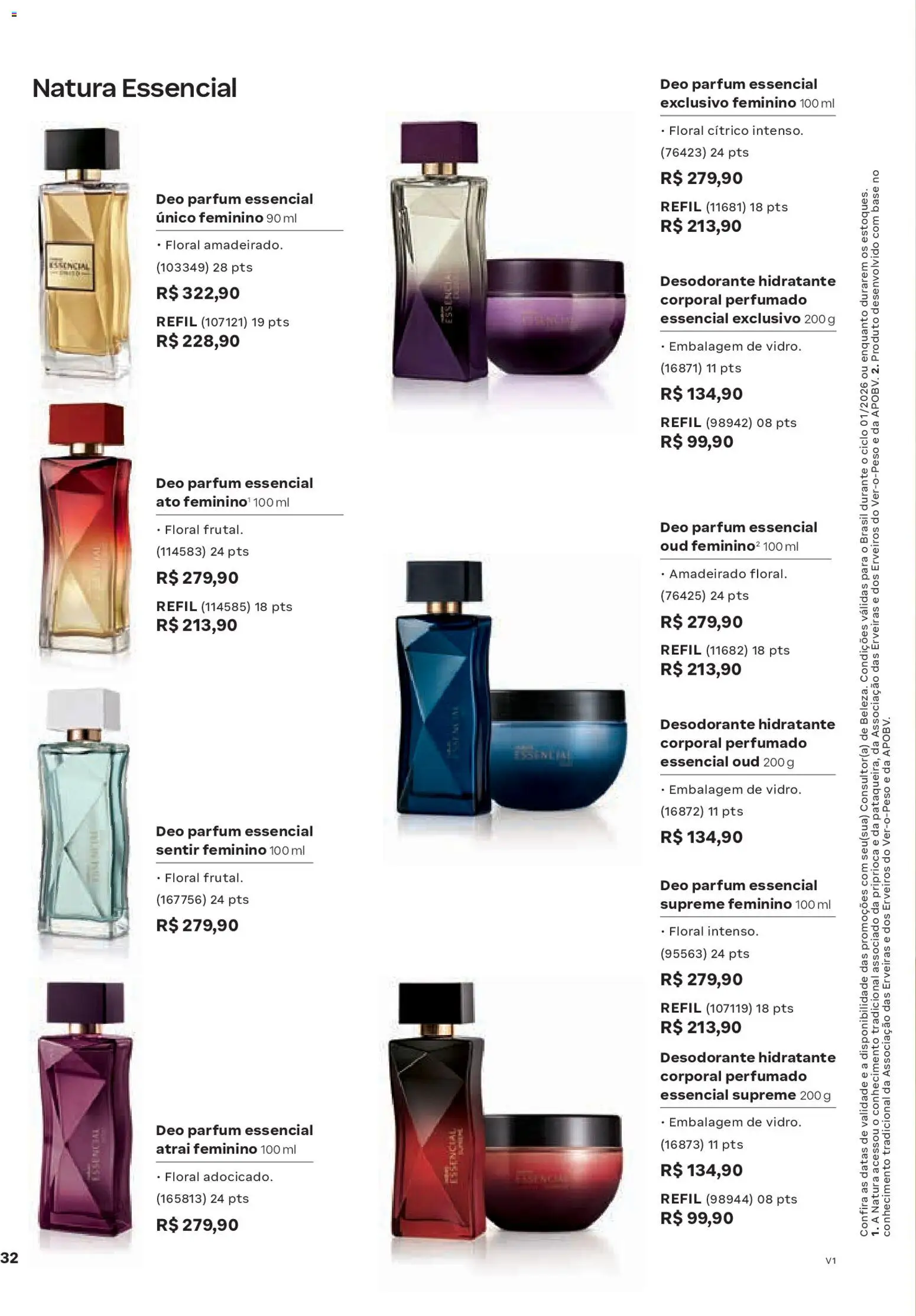 Natura Folheto - válido de 26.12.2025 | Página: 32 | Produtos: Hidratante corporal, Desodorante, Base