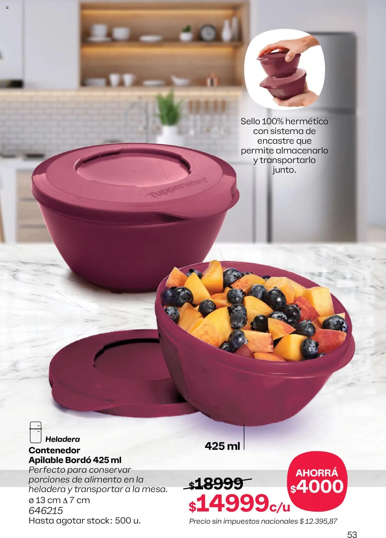 Tupperware - Campaña 16/2025 │ válido desde el 21.09.2025 | Página: 54 | Productos: Heladera