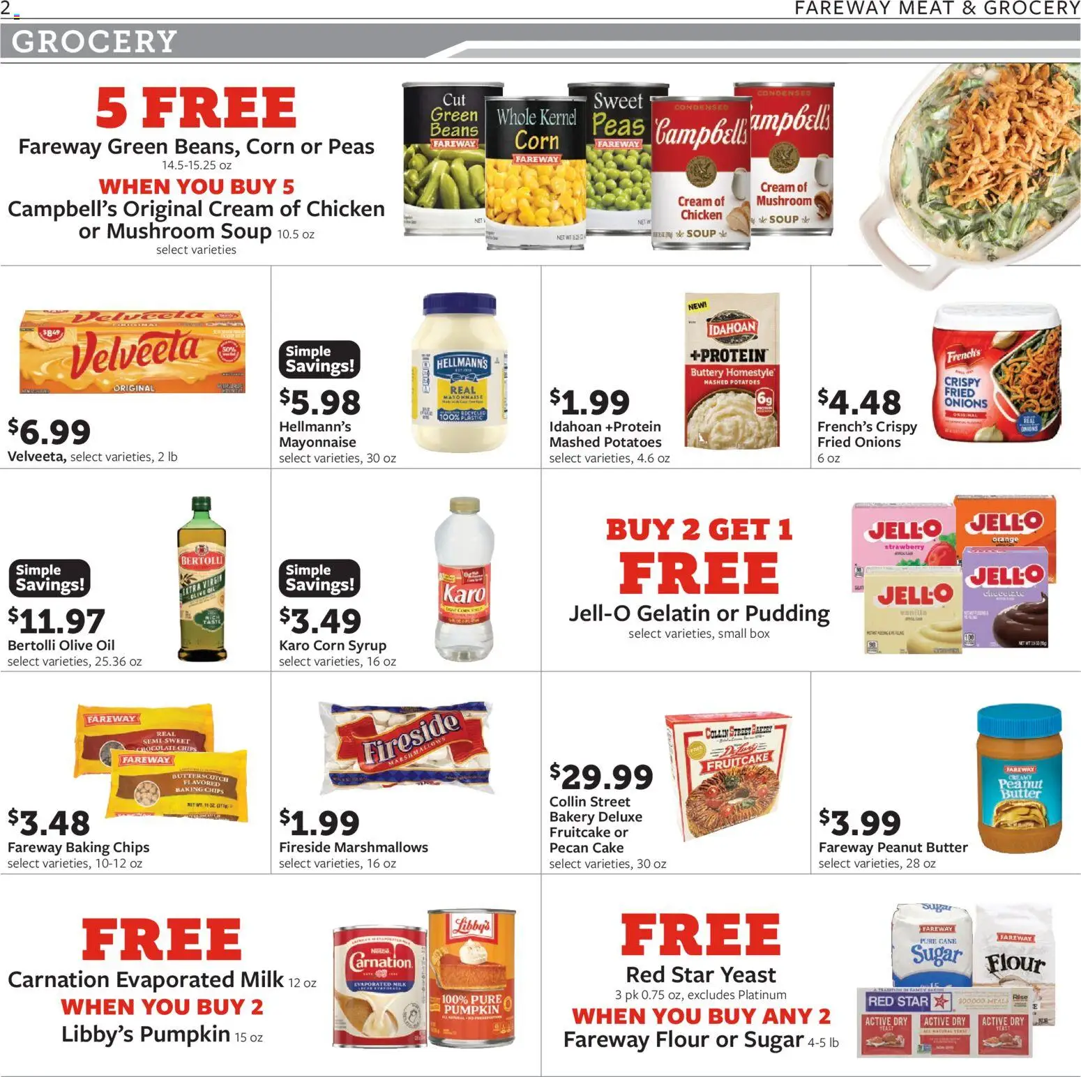 Fareway Weekly Ad - valid from 17.11.2025 | Page: 2 | Products: Box, Chips, Potatoes, Mayonnaise