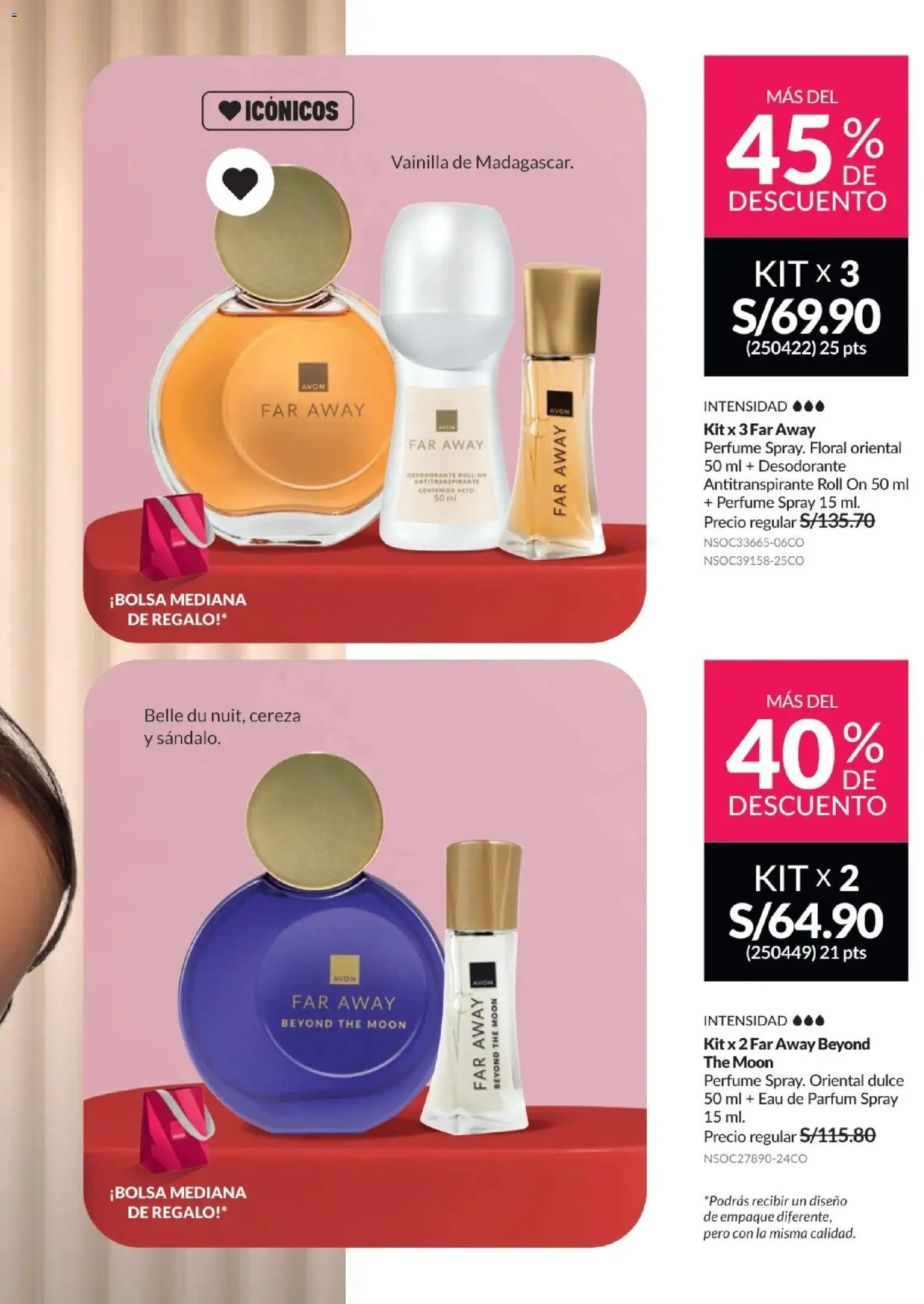 Catálogo Avon válido desde 21.04.2026 | Página: 17 | Productos: Desodorante, Antitranspirante, Empaque, Perfume