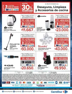 Vista previa Carrefour ofertas válido desde el 25.03.2026 | Página: 33 | Productos: Teléfono, Cocina, Banco, Aspiradora