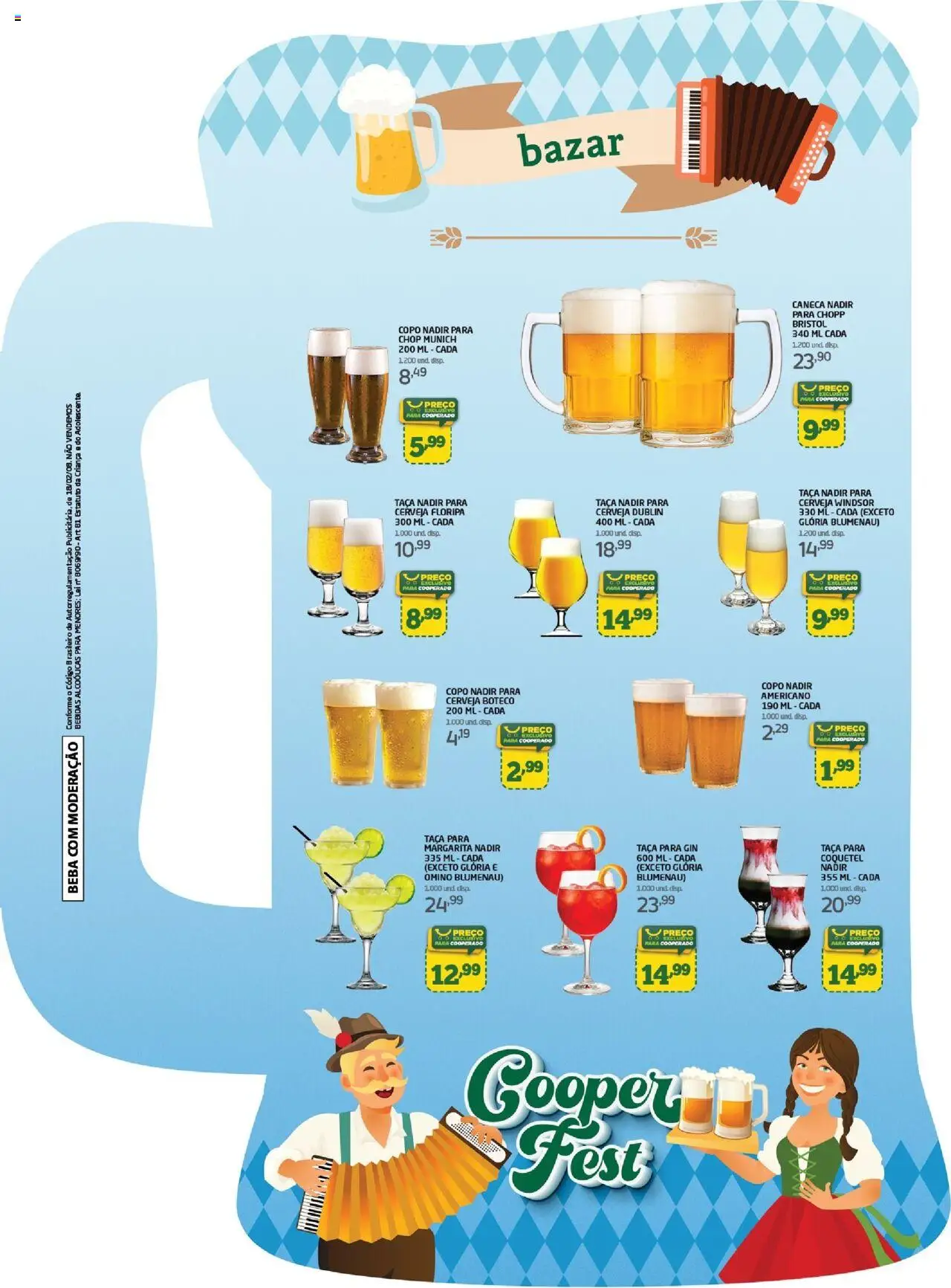 Cooper Folheto - válido de 01.10.2025 | Página: 15 | Produtos: Caneca, Cerveja, Gin