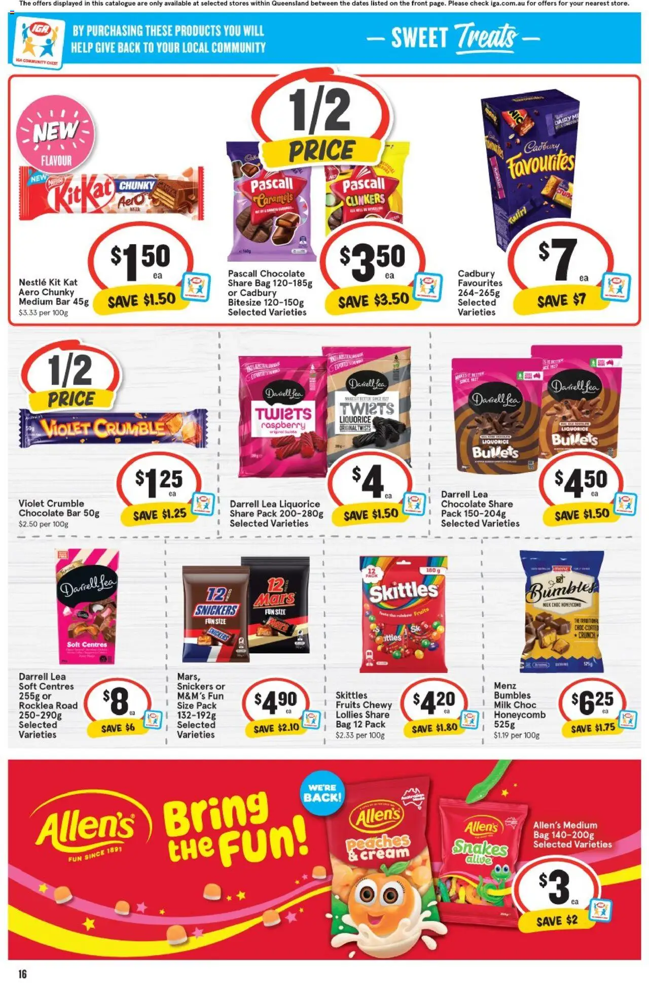 IGA catalogue - valid from 20.08.2025 | Page: 13 | Products: Milk, Chocolate, Fruits, Raspberry