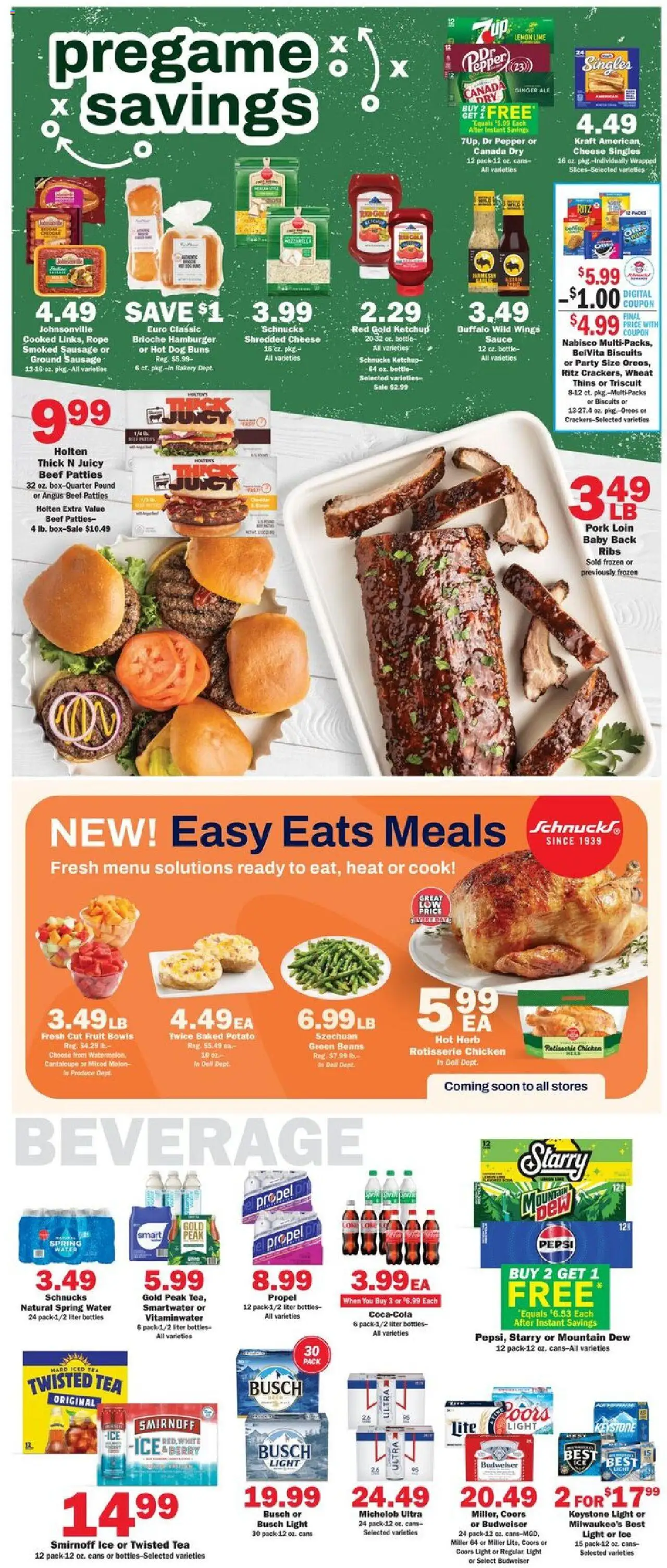 Schnucks Weekly Print Ad - IL - valid from 10.09.2025 | Page: 3 | Products: Beef, Lemon, Sausage, Pear