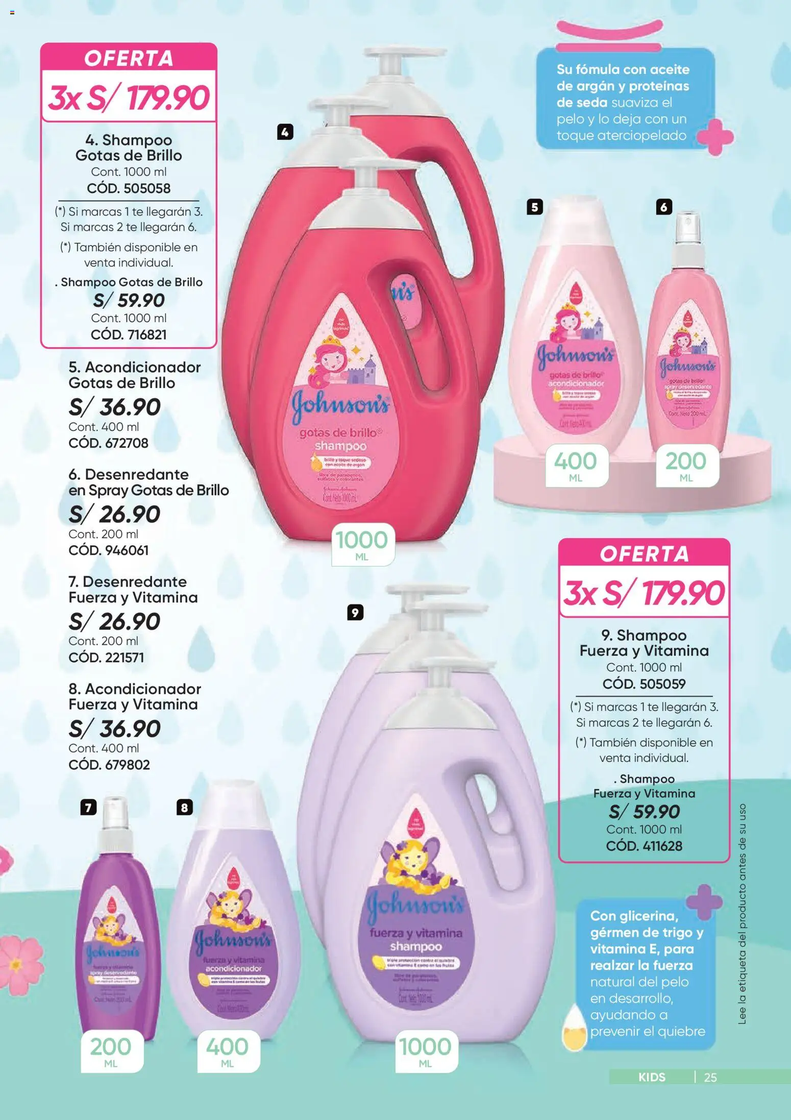 Catálogo Azzorti válido desde 26.01.2026 | Página: 25 | Productos: Shampoo, Acondicionador, Aceite, Té