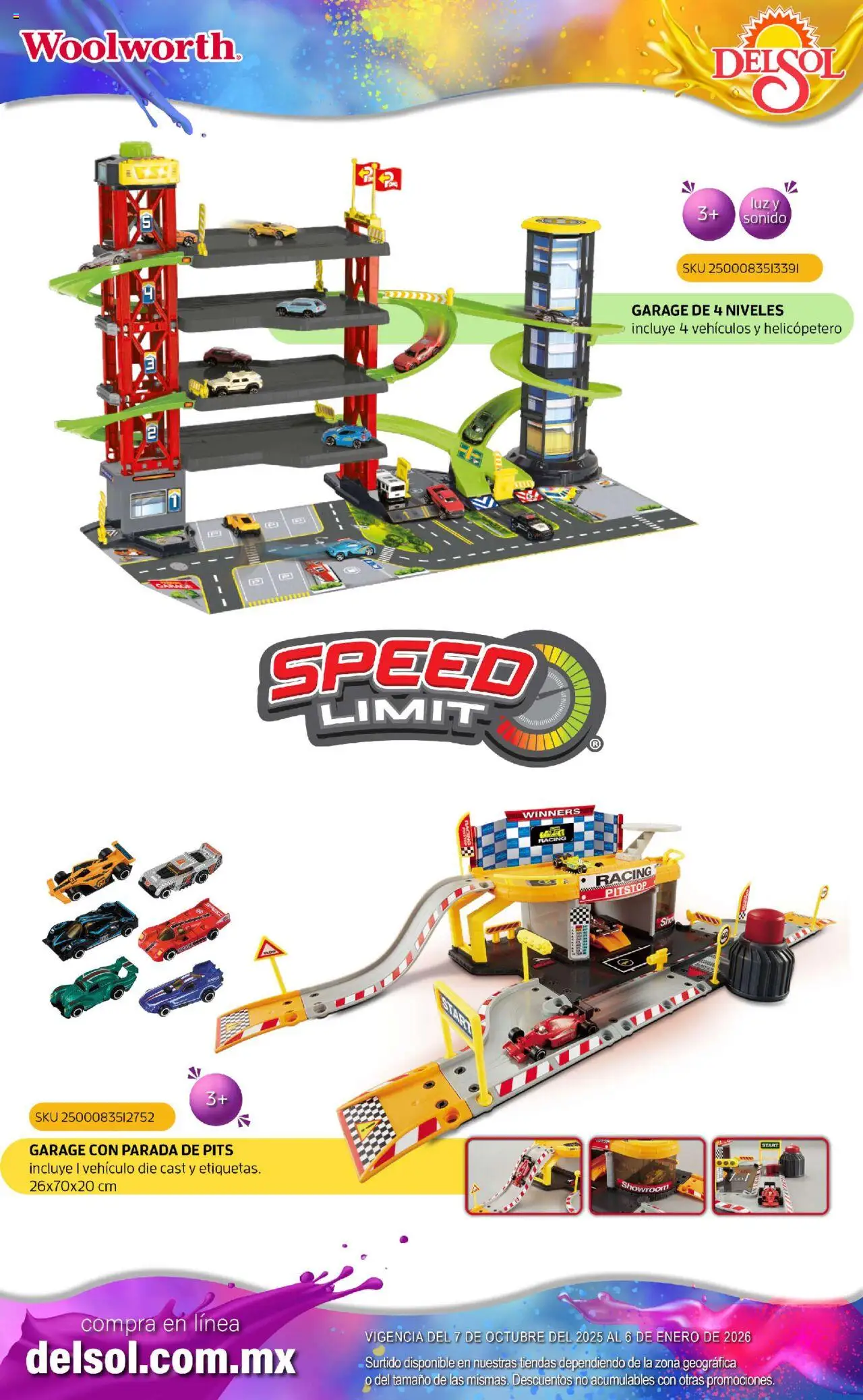 Nuevas ofertas de Del Sol y Woolworth válidas en toda la República Mexicana desde el 07.10.2025. ¡Encuentra las mejores ofertas en Del Sol y Woolworth - Catálogo Castillo Del Juguete! | Página: 190
