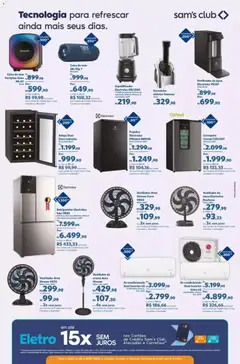 Sam's Club - Ofertas da semana - Pré-Visualização do folheto da loja Sam's Club, válido de 06.01.2026 | Página: 21 | Produtos: Caixa de som, Refrigerador, Liquidificador, Mesa