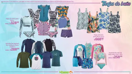Vista previa de La Comer folleto Ofertas, nuevo folleto de la tienda, válido en México a partir del 27.03.2026 | Página: 25 | Productos: Traje, Traje de baño, Baño