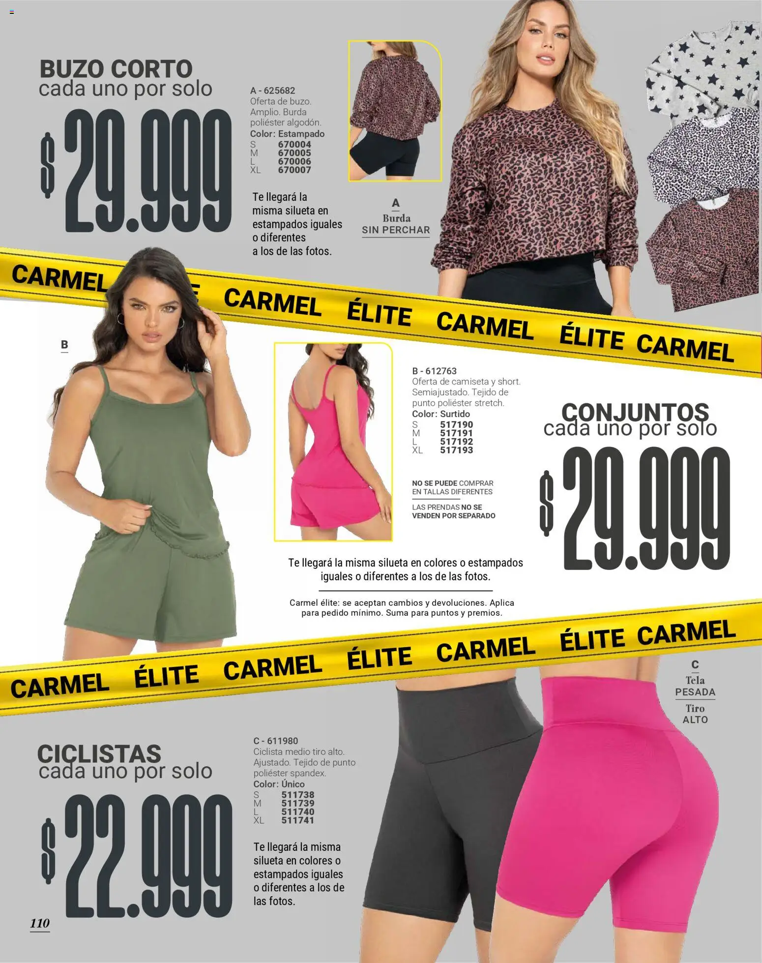 Carmel revista - valida desde el 29.10.2025 | Página: 110 | Productos: Té, Buzo, Camiseta