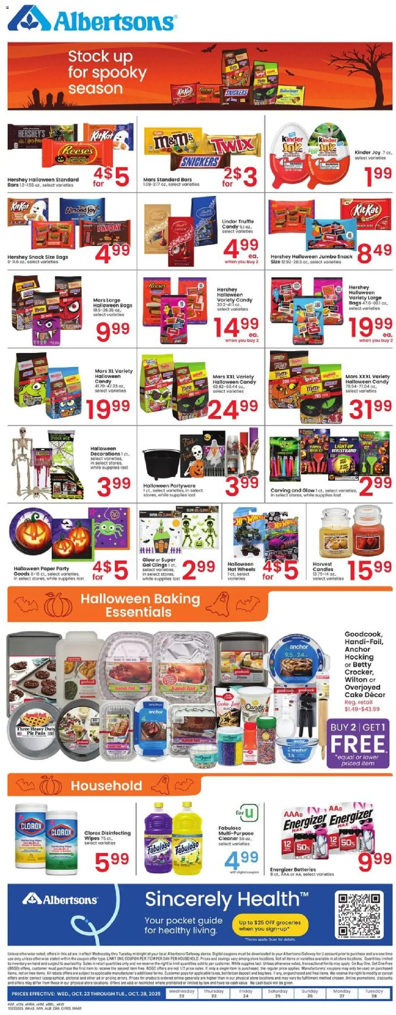 Albertsons Weekly Ad - valid from 22.10.2025 | Page: 5 | Products: Anchor, Bag