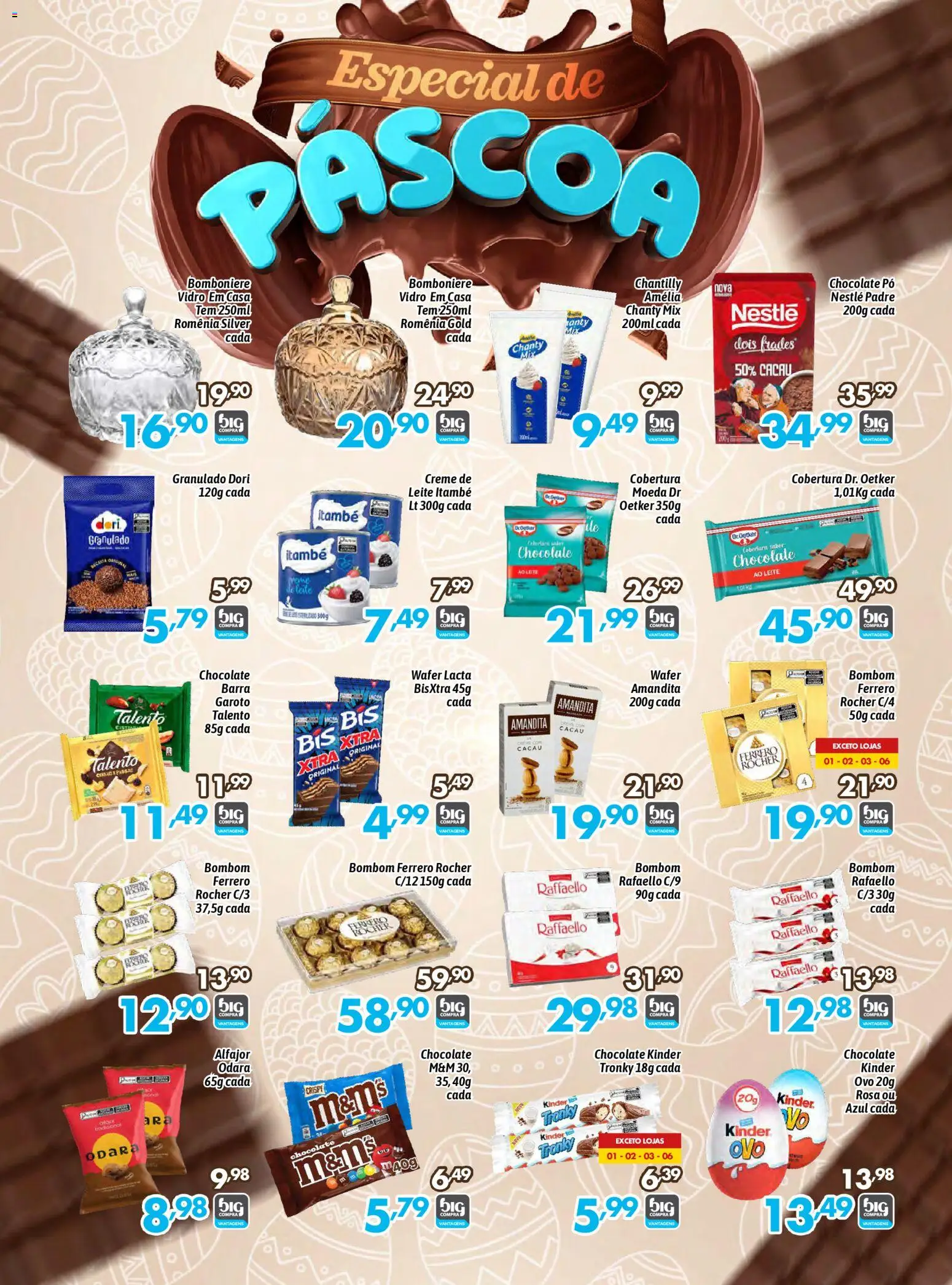 Big Compra Folheto - válido de 07.03.2026 | Página: 2 | Produtos: Leite, Chocolate, Creme, Granulado