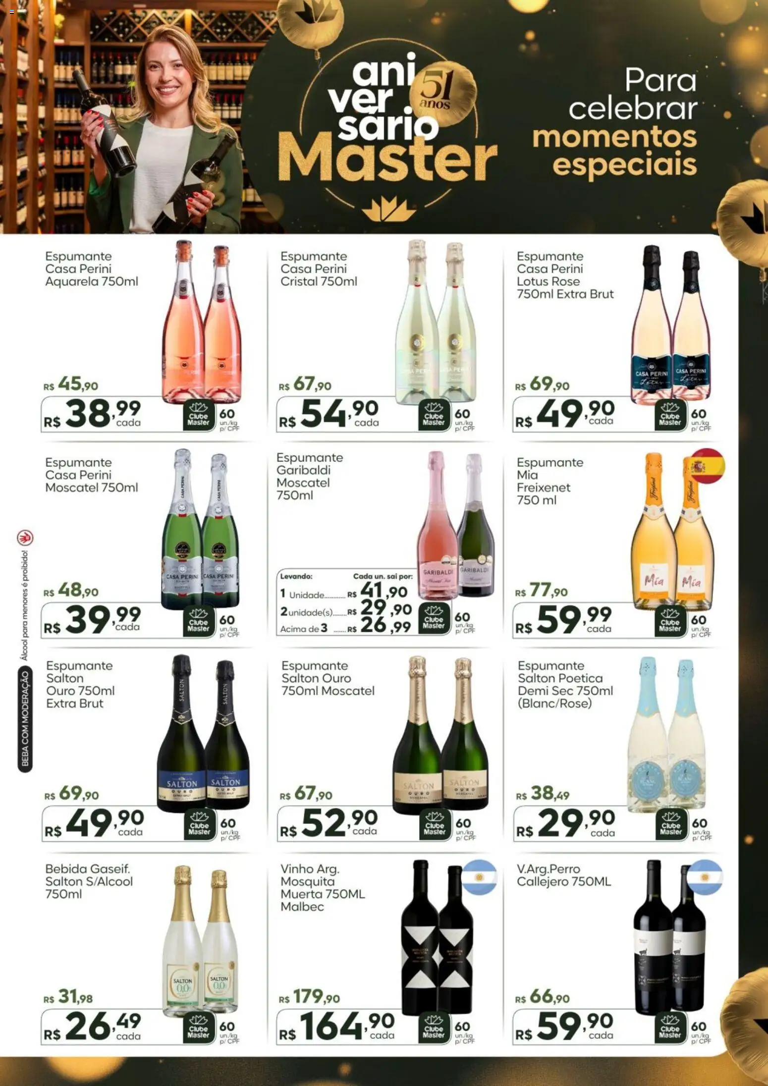 Master Folheto - válido de 03.11.2025 | Página: 9 | Produtos: Espumante, Vinho, Bebida