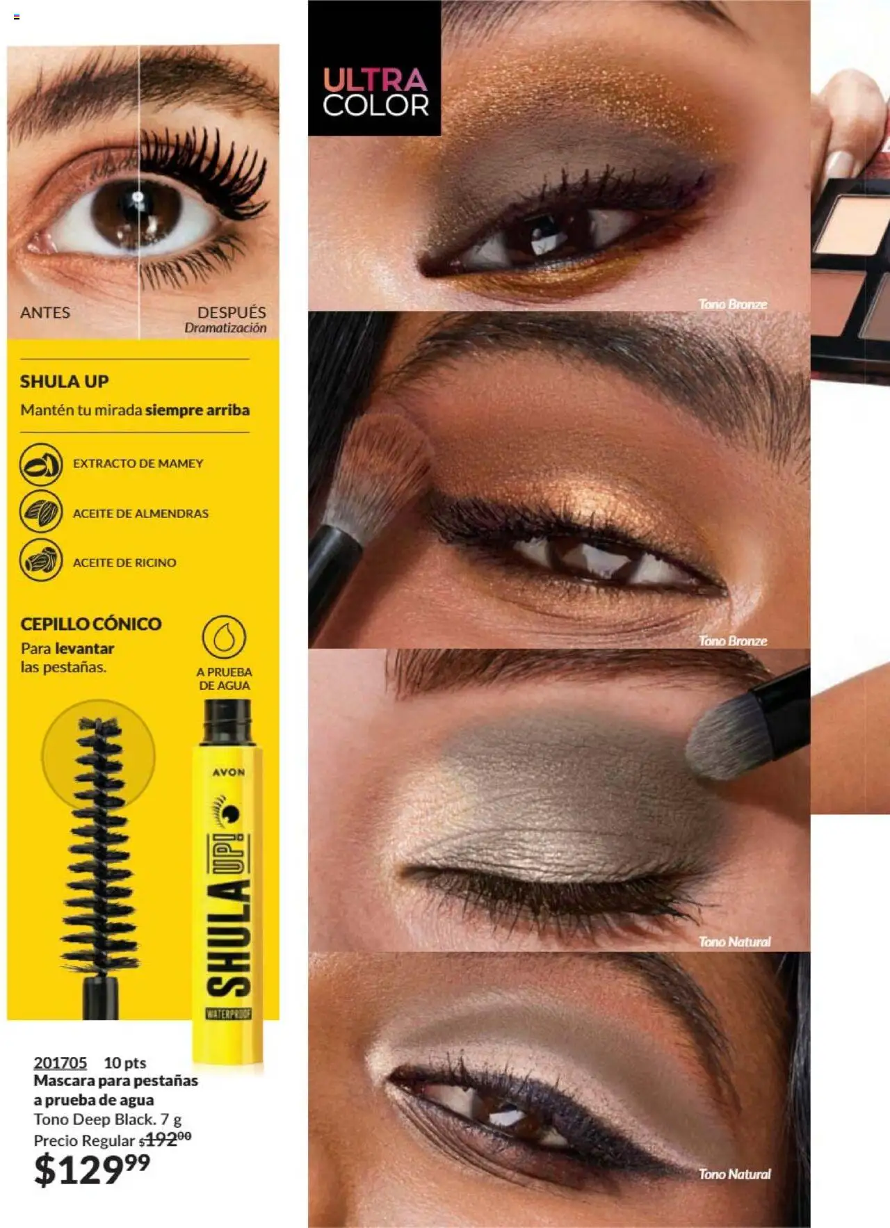 Nuevas ofertas de AVON válidas en toda la República Mexicana desde el 09.10.2025. ¡Encuentra las mejores ofertas en AVON - Campaña 16 2025! | Página: 44 | Productos: Cepillo, Máscara, Agua, Aceite