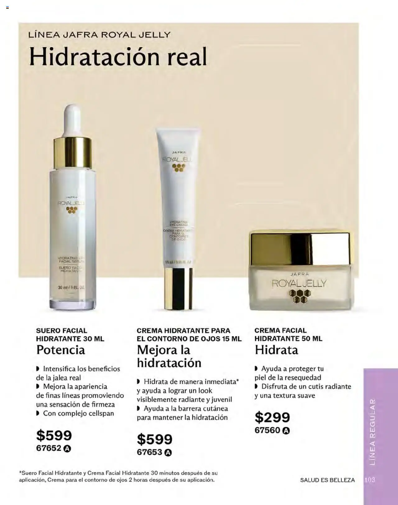 Nuevas ofertas de JAFRA válidas en toda la República Mexicana desde el 01.08.2025. ¡Encuentra las mejores ofertas en JAFRA - Catálogo! | Página: 103 | Productos: Contorno de ojos, Crema, Contorno, Radiante