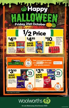 Preview of Weekly catalogue Woolworths NSW 20/10 - valid from 22.10.2025