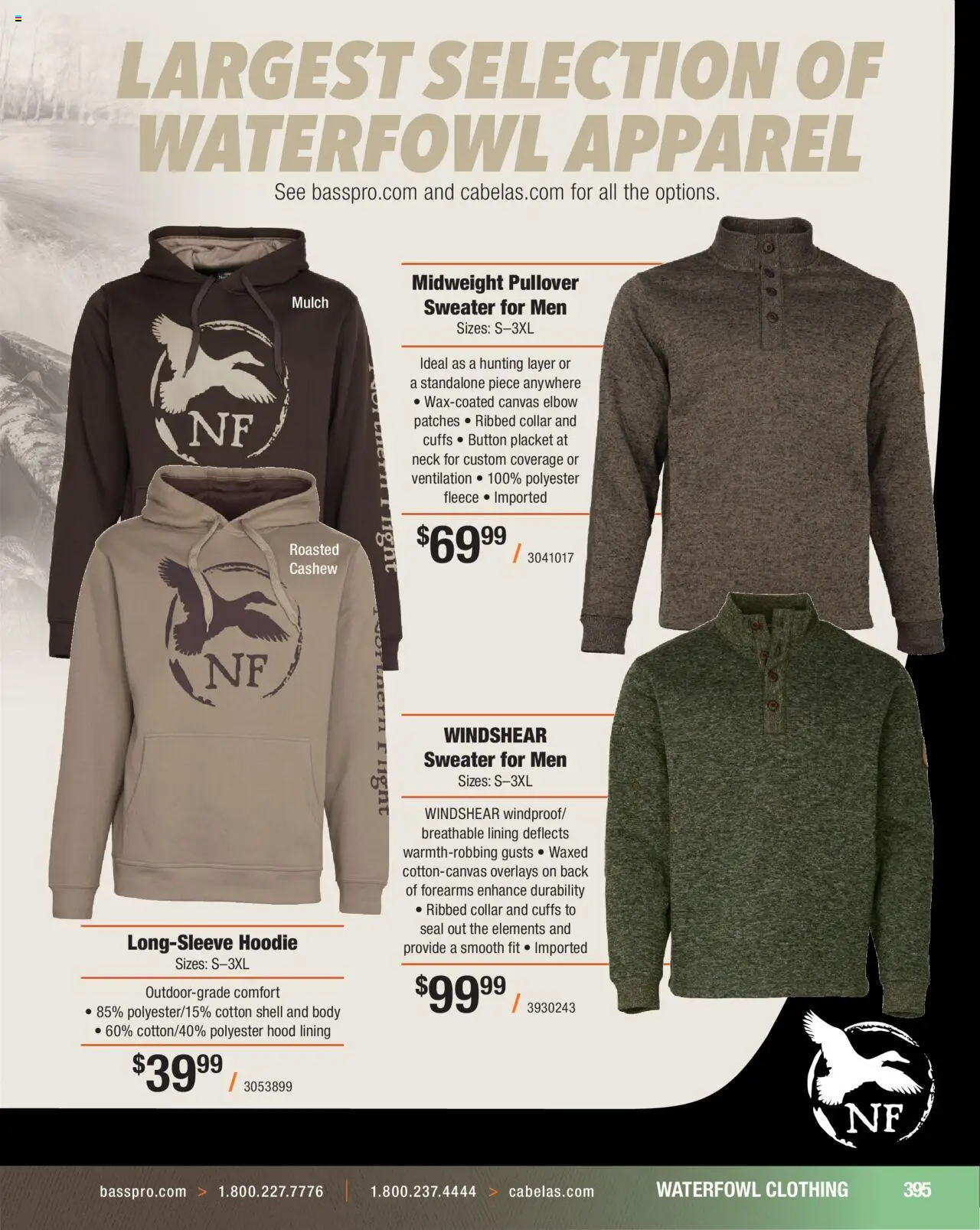 Cabela's Hunting Master 25 - valid from 11.08.2025 | Page: 395 | Products: Canvas, Sweater, Hoodie, Waterfowl