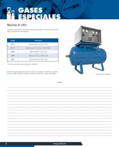 Vista previa de Infra catálogo Gases especiales, nuevo folleto de la tienda, válido en México a partir del 07.01.2025 | Página: 20 | Productos: Mezclador, Sobre