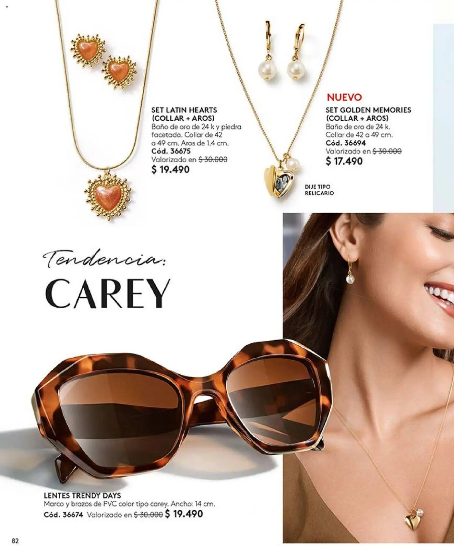 Catálogo Ésika Campaña 4 │ válido desde el 15.02.2026 | Página: 82 | Productos: Baño, Collar, Aros, Dije