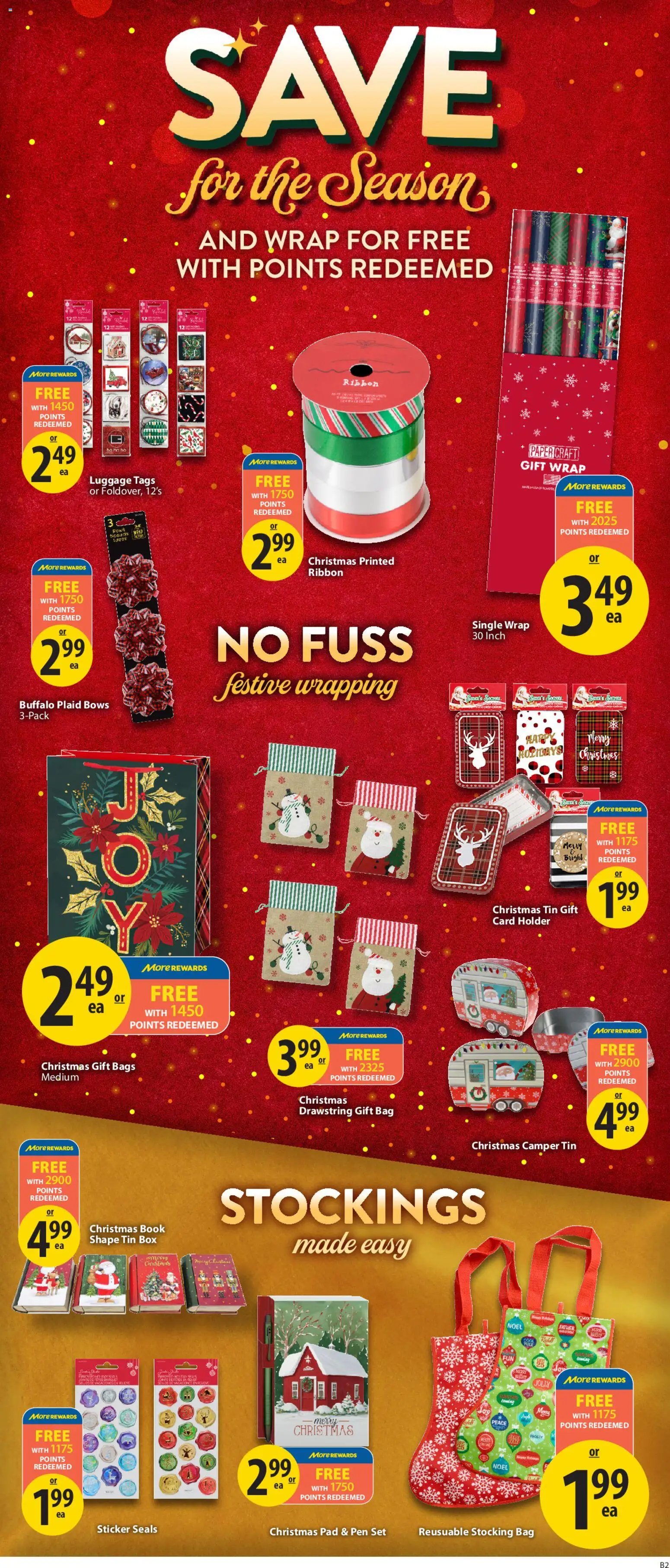 Save on foods flyer valid from 11.12.2025 | Page: 17 | Products: Luggage, Bag, Box