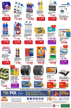 Assaí Atacadista Folheto - válido de 18.09.2025 | Página: 4 | Produtos: Sabão em barra, Sanduicheira, Pó, Rolo