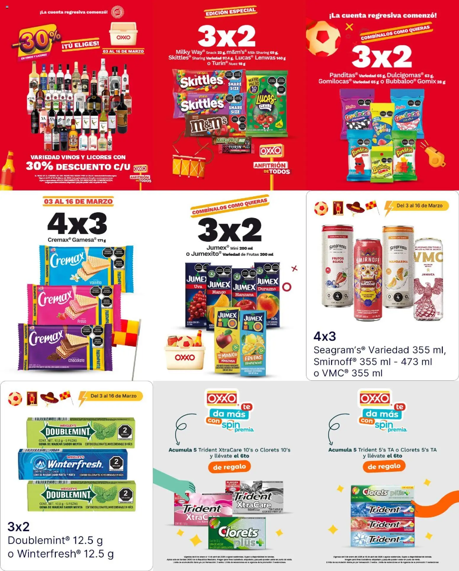 Nuevas ofertas de OXXO válidas en toda la República Mexicana desde el 03.03.2026. ¡Encuentra las mejores ofertas en OXXO folleto! | Página: 1 | Productos: Durazno, Manzana, Chocolate, Nuez
