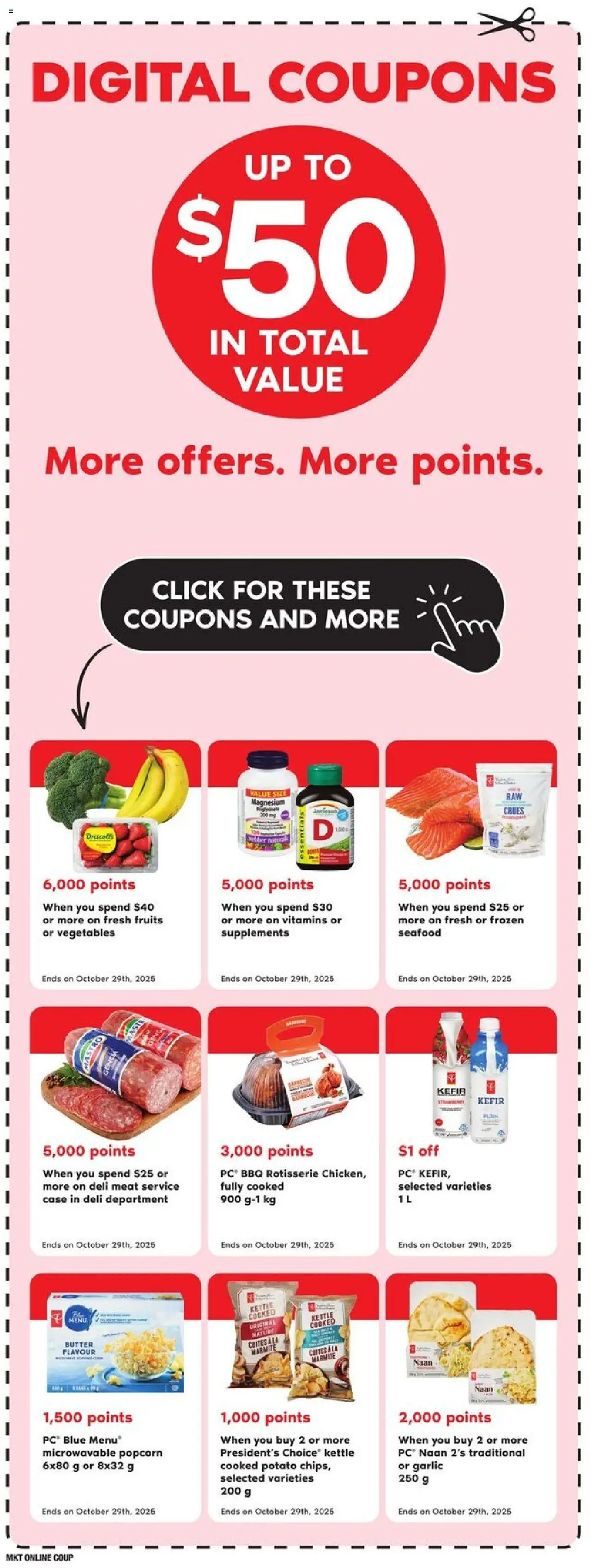 Loblaws flyer valid from 25.09.2025 | Page: 14 | Products: PC, Case, Kettle, Butter