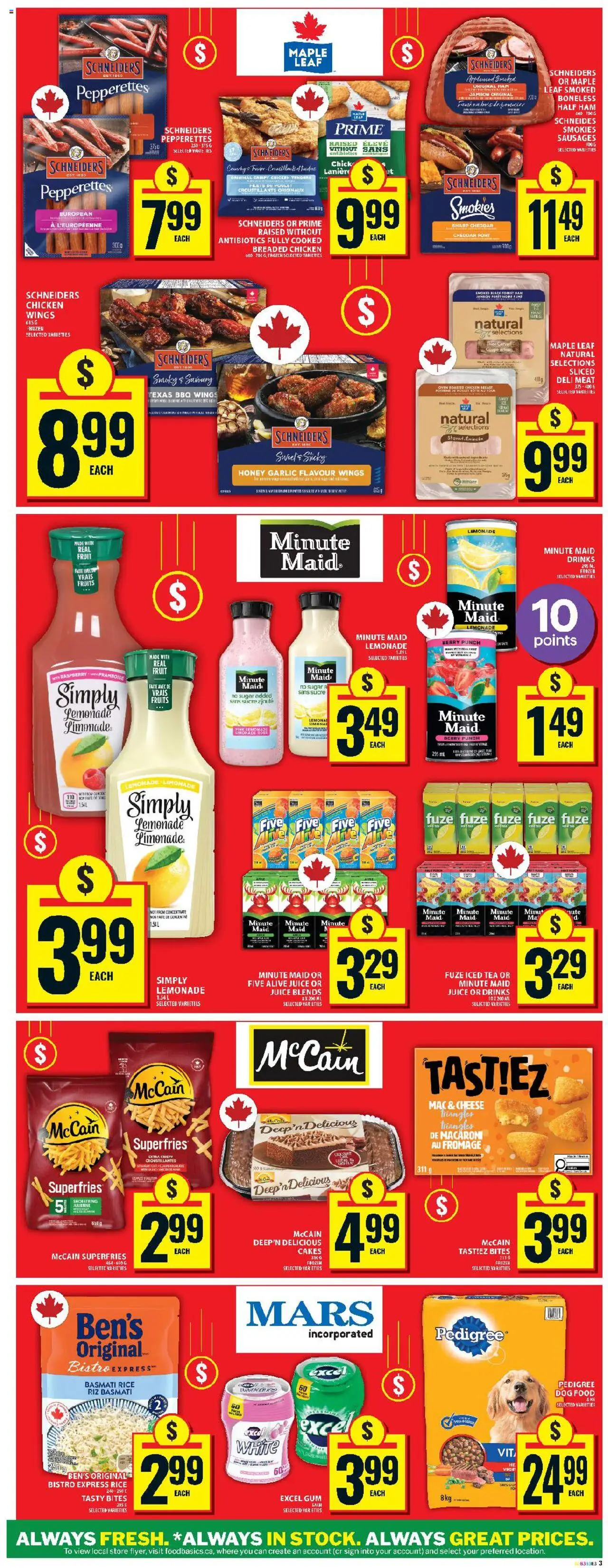 Food Basics flyer valid from 04.09.2025 | Page: 6 | Products: Rice, Tea, Oven, Chicken