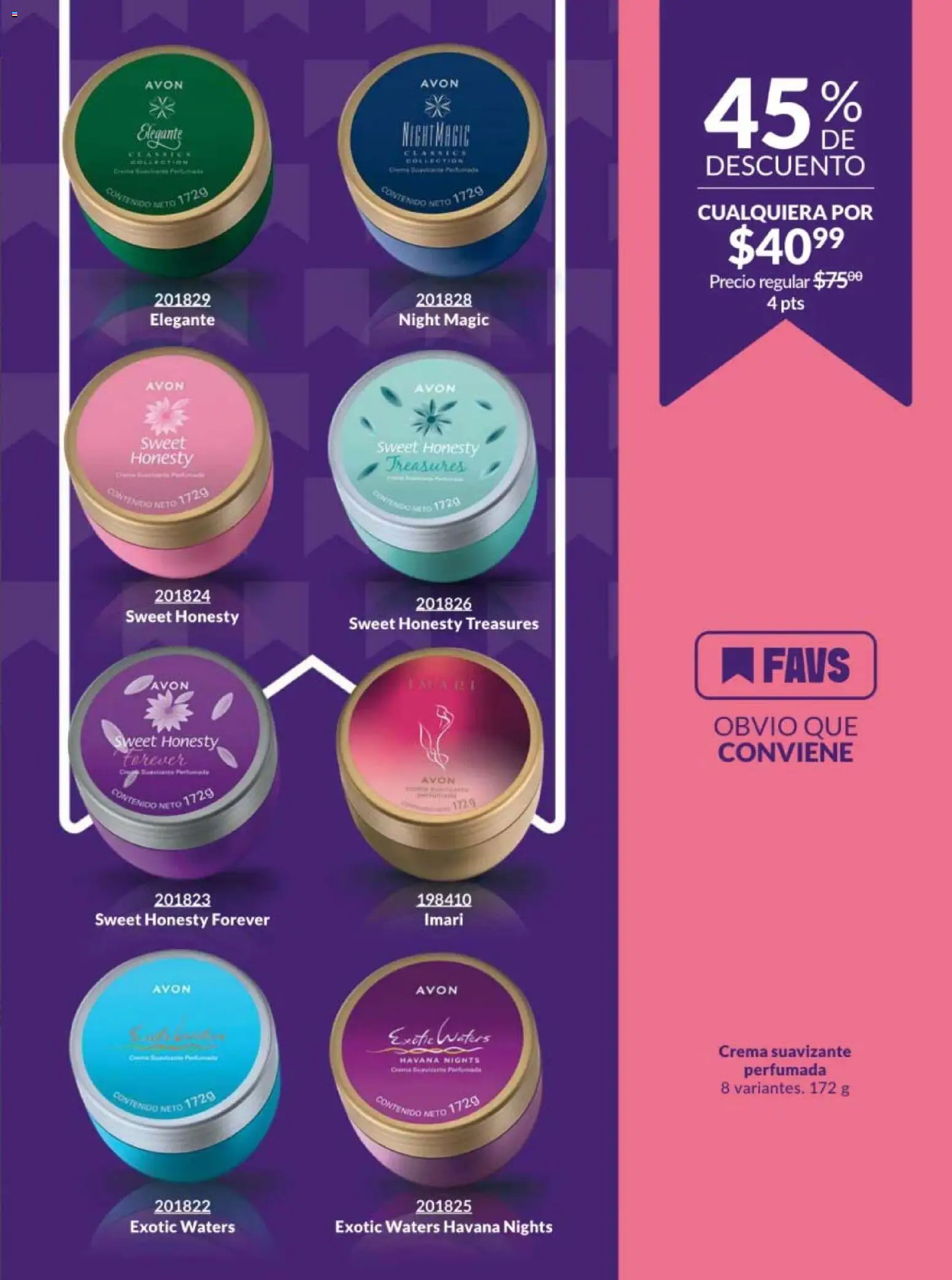 Nuevas ofertas de AVON válidas en toda la República Mexicana desde el 13.03.2026. ¡Encuentra las mejores ofertas en AVON campaña 5 2026! | Página: 207 | Productos: Crema, Suavizante