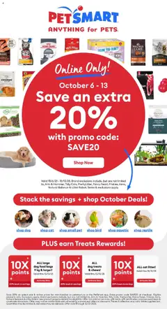 Preview of Petsmart - Weekend Flyer  from shop Petsmart valid from 06.10.2025