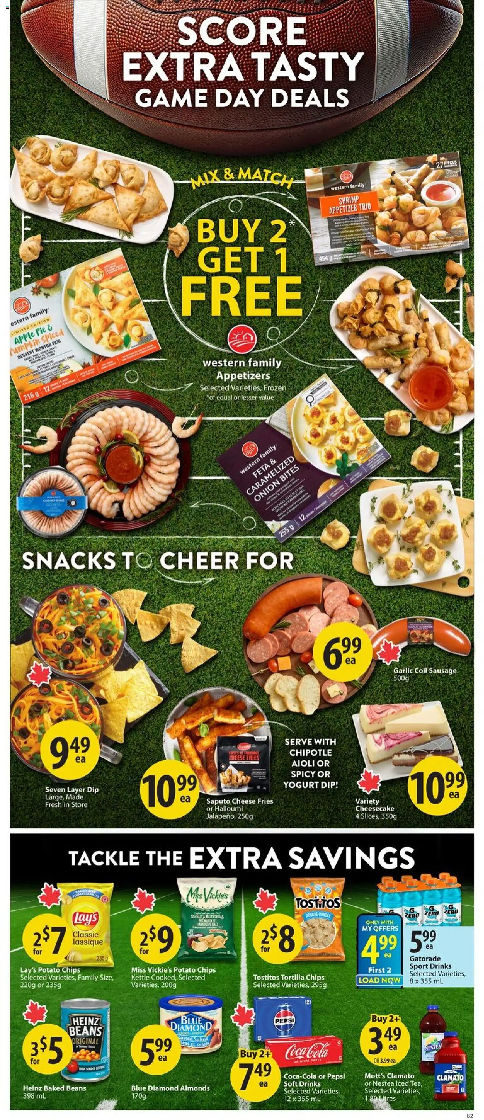 Save on foods flyer valid from 13.11.2025 | Page: 3 | Products: Kettle, Cheese, Yogurt, Pumpkin