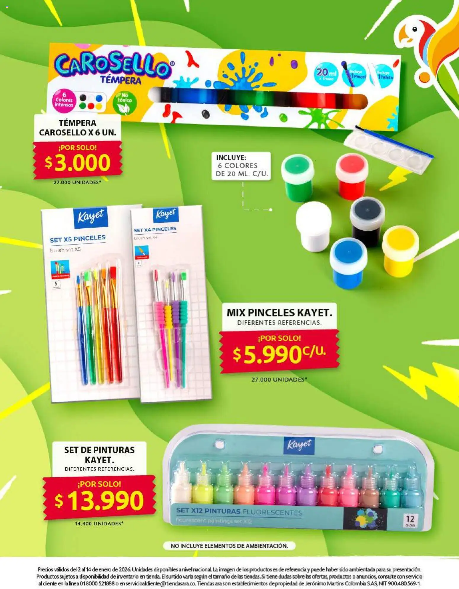 Ara revista - valida desde el 02.01.2026 | Página: 21 | Productos: Sobre