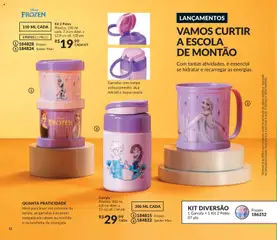Avon - Campanha 02: Casa & Estilo Ofertas Voltas às Aulas - Pré-Visualização do folheto da loja Avon, válido de 06.01.2026 | Página: 12 | Produtos: Lancheira, Mochila, Potes