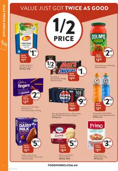 Foodworks catalogue - valid from 13.08.2025 | Page: 4 | Products: Bacon, Pasta, Cream, Wood