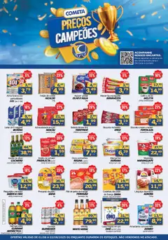Cometa Supermercados Folheto - válido de 01.08.2025 | Página: 1 | Produtos: Corda, Roupas, Bebida, Requeijão