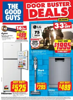 Preview of The Good Guys Door Buster Deals - valid from 08.10.2025