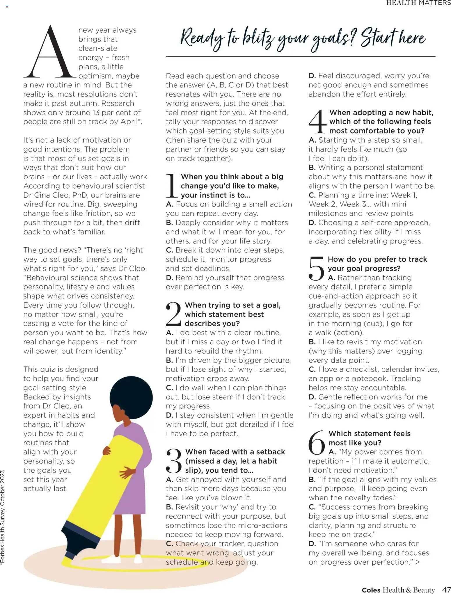 Coles catalogue - valid from 06.01.2026 | Page: 47 | Products: Novelty, Suit, Monitor