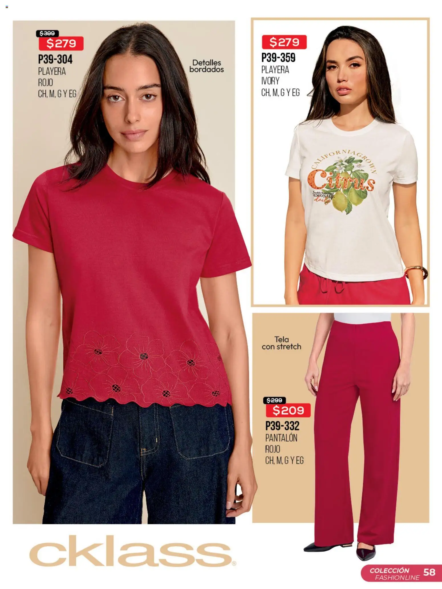 Nuevas ofertas de Cklass válidas en toda la República Mexicana desde el 13.04.2026. ¡Encuentra las mejores ofertas en Cklass catálogo Promo semanal! | Página: 59 | Productos: Playera